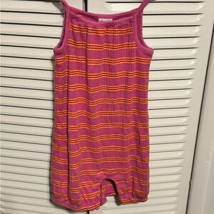 Hannah Anderson Baby Girl Romper 3T Toddler EUC Striped